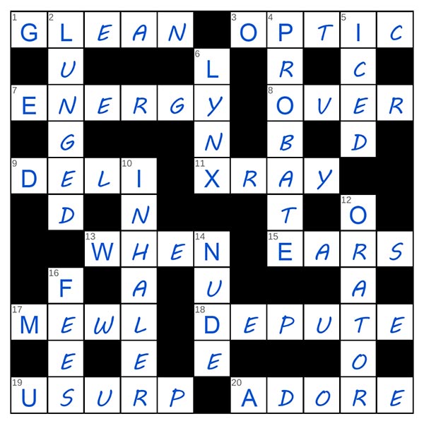 puzzle page crossword 2 june 2025 answer