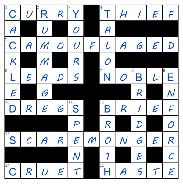 puzzle page crossword 13 june 2025 answer