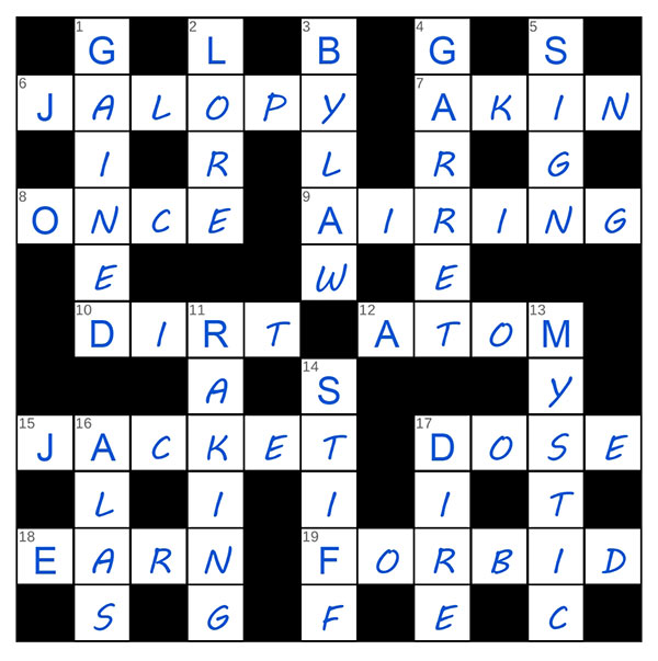 puzzle page crossword 15 july 2025 answer