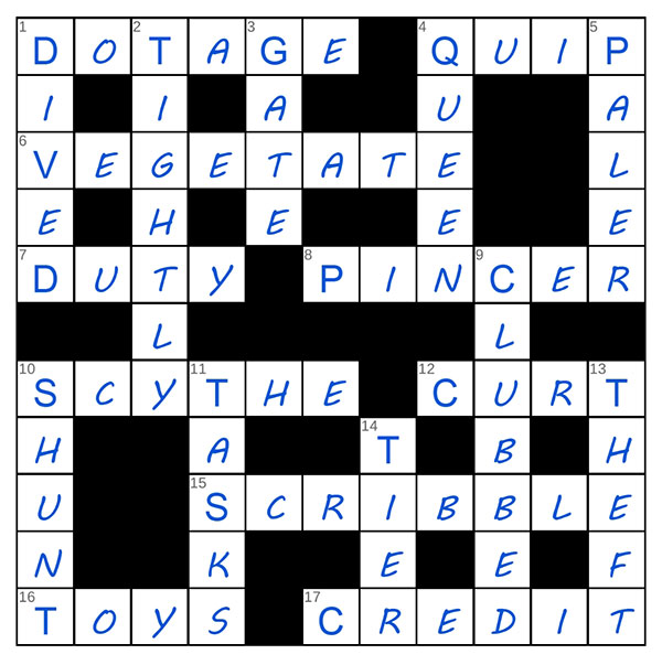 puzzle page crossword 2 july 2025 answer