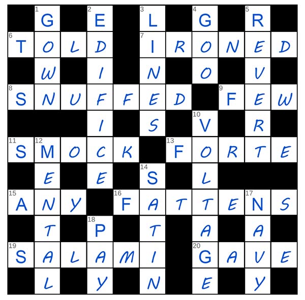 puzzle page crossword 23 july 2025 answer