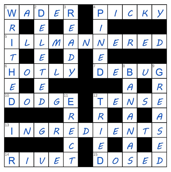puzzle page crossword 24 may 2025 answer
