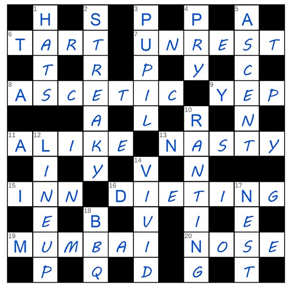 puzzle page challenger 25 august 2025 answer