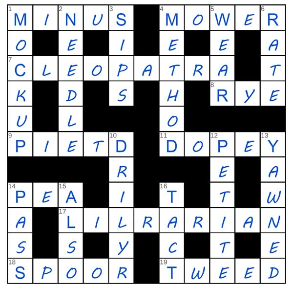 puzzle page crossword 26 july 2025 answer