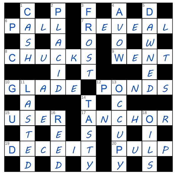 puzzle page crossword 6 august 2025 answer