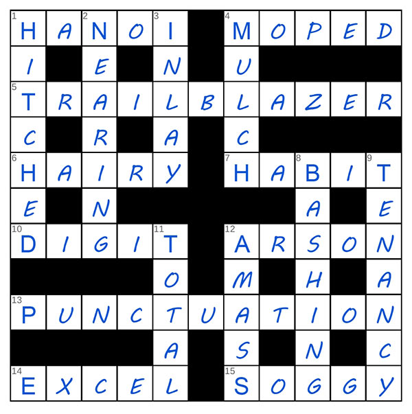puzzle page crossword 7 may 2025 answer