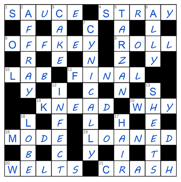 puzzle page crossword 8 may 2025 answer